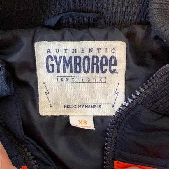Gymboree Boys Orange Puffer Vest - Picture 3 of 3